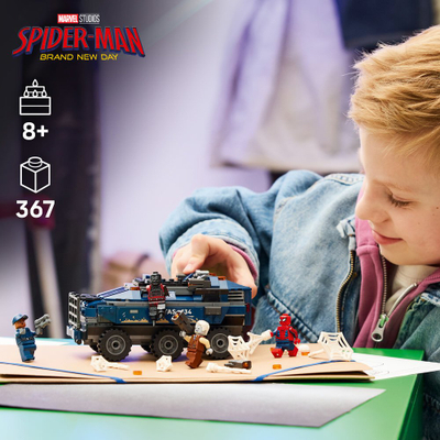 Lego Marvel Spider-Man Prison Transport Chase 76349, 367 pjesë