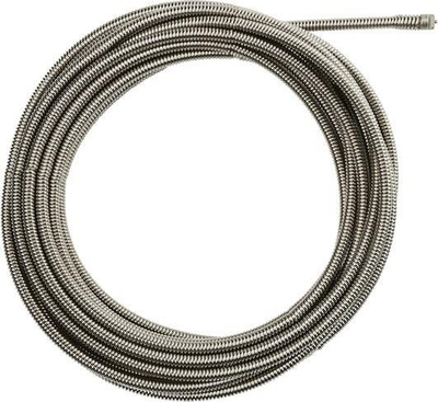 Spirale pastrimi tubash Milwaukee 48532675, 10mm, 10.5m, metalike argjendi