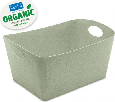 Kos organizimi Koziol BOXXX L, 15L, material organik, jeshile