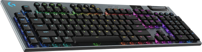 Tastierë për lojëra Logitech G915 X LIGHTSPEED, wireless, profil i ulët, e zezë