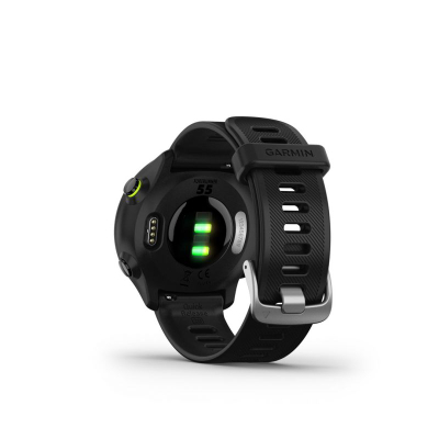 Smartwatch Garmin Forerunner 55, GPS, rezistent ndaj ujit 5 ATM, i zi