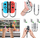 Set aksesorësh JYS NS236 për Nintendo Switch, 9 në 1, plastike ABS, shumëngjyrësh