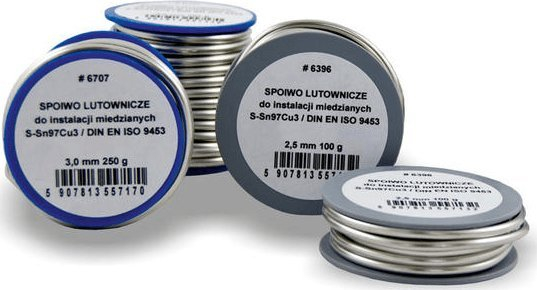 Tel saldimi Agam Soft S Sn97Cu3, 2.5mm, 100g, argjendtë