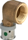 Лак конектор Viega Elbow 607821, 20 x 3/4, мазен метален