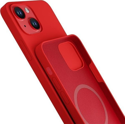 Mbrojtëse telefoni 3mk Hardy MagCase, për iPhone 14, silikon, e kuqe