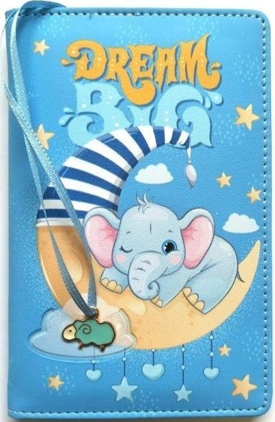 Fletore për kalamaj Little Elephant, format A6, 64 fletë, me shumë ngjyra