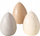Qiri dekorativ Boltze Home EGG Easter, 13 cm, bezhë