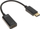 Adapter AV DisplayPort në HDMI, 20 cm, ngjyrë e zezë