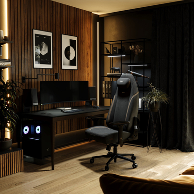Karrige gaming Diablo Chairs X-Eye, ergonomike, e zezë