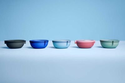 Сад за ручек Mepal Vita Bento Lunch Bowl, со 5 прегради, за микробранова, нордиско сина