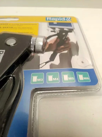 Pinca për arra rivet Rapid RP110, madhësi M3 M4 M5 M6, trup alumini, e zezë