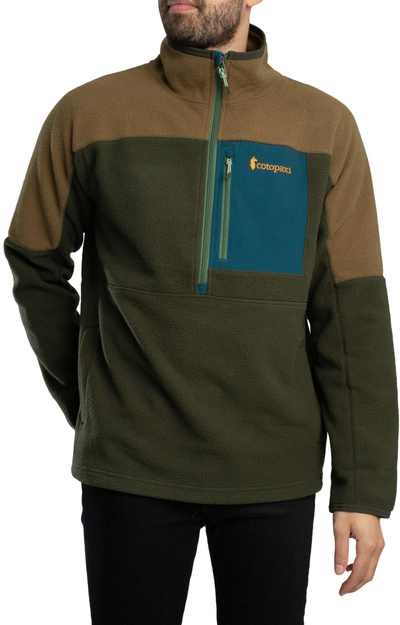 Jakne fleece për burra Cotopaxi Abrazo Half Zip, 100% material i riciklum, xhepa anësorë, shumëngjyrëshe