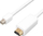 Kabllo Savio DisplayPort Mini - HDMI, 1.8m, e bardhë