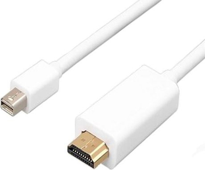 Kabllo Savio DisplayPort Mini - HDMI, 1.8m, e bardhë