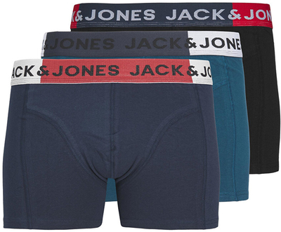 Mbathje për meshkuj Jack&Jones PLUS, 3 copë, të kaltëra/gjelbëra