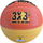 Top basketbolli Enero 3x3 R.6, madhësia 6, gomë e fortë, portokalli me të verdhë