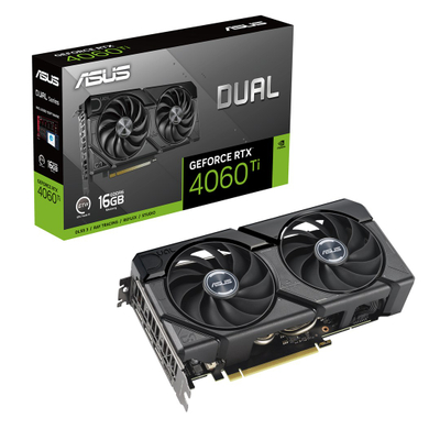 Kartë grafike ASUS Dual GeForce RTX 4060 Ti EVO, 16GB GDDR6, PCIe 4.0