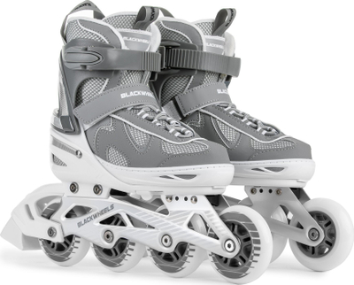 Rolera Blackwheels Flex Pro, nr. 34-37, të hirta