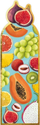 Shenjë magnetike librash HENRY Exotic Fruits, me motive frutash, shumëngjyrëshe