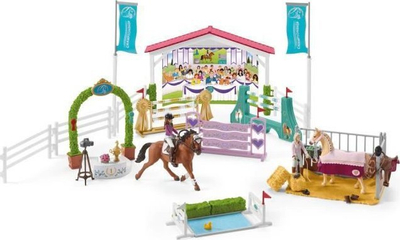 Set lojrash Schleich Horse Racing 42440, figura kalërimi, skenë gare
