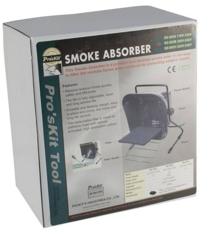 Thithës tymi Proskit SS-839H, 230V, 23W, i zi