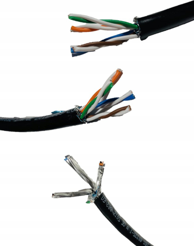 Kabllo rrjeti Digitus Cat.7 S/FTP, AWG 23/1, 100m, i zi