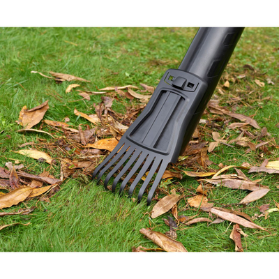 Fshesë gjethe Black&Decker BEBLV301, funksion thithje dhe fryrje, thërrmim gjethe, portokalli