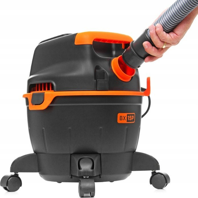 Правосмукалка електрична Holzmann BXVC15PE, 15L, црна/портокалова