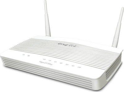 Рутер безжичен Draytek Vigor 2135FVac, Gigabit Ethernet, Wi-Fi двоен опсег, бел