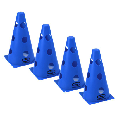 Set kunjash për stërvitje SMJ Sport PT4-12WH-B, 23 cm, set me 4 copë, blu