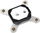 Bllok uji CPU Aquacomputer Cuplex Kryos NEXT RGBpx Black, Intel 2011 2011-3 2066, bazë argjendi, acetal i zi
