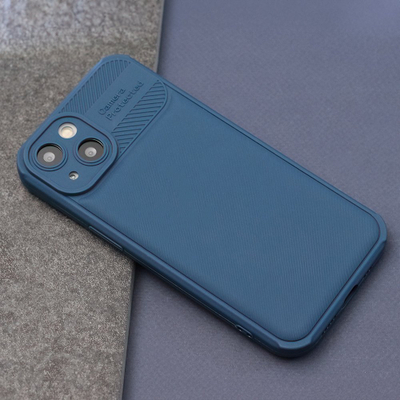 Mbulesë telefoni Honeycomb për iPhone 12 6.1", TPU, me mbrojtje kambere, blu e errët