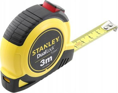 Metër Stanley DualLock Tylon STHT36802-0, 3 m, plastik, i verdhë