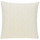 Jastëk dekorativ pa markë 45x45 cm, sherpa jacquard edhe velvet, me ngjyra të buta neutrale