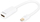 Përshtatës Digitus AV DisplayPort Mini - HDMI, i bardhë