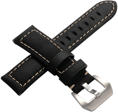 Rrip për orë të mençur 4wrist Samsung Galaxy Watch, i zi, 22 mm