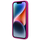 Kapak telefoni Guess për iPhone 14 Pro Max, silikon, logo metal, fuksia