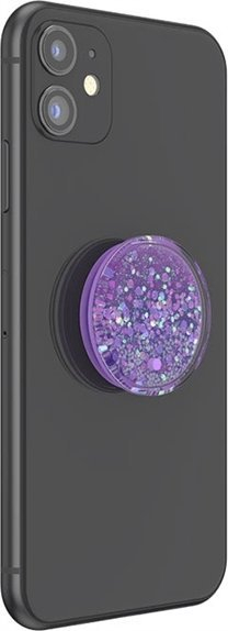 Mbajtëse telefoni PopSockets PopGrip TidePool Lavender, me ngjitës, me shkëlqim, lejla