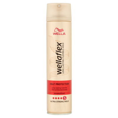 Llak për flokë Wella Wellaflex Heat Protection, 250 ml