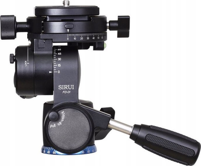 Kokë tripod Sirui FD-01 Four Way Head, video, 3/8", e zezë