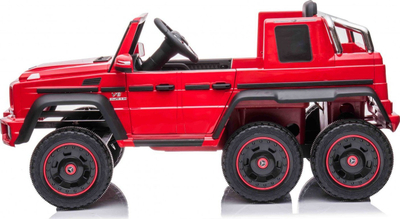 Makina elektrike për kalamaj Mercedes G63 AMG 6x6, 12V, me pult, e kuqe