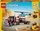 Set lodër LEGO Creator 31146, kamion me platformë dhe helikopter, 270 pjesë, shumëngjyrësh