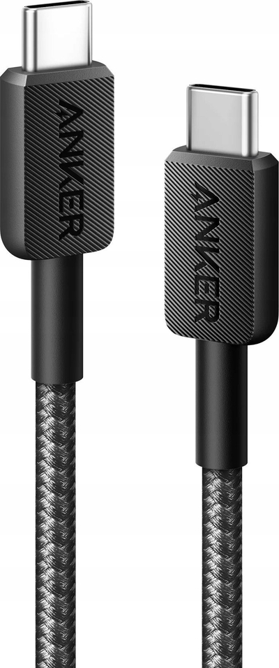 Kabllo USB Anker 322, USB C, 0.9 m, i zi