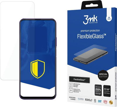 Mbrotjëse ekrani 3MK FlexibleGlass, për Honor 9X, hibride, transparente