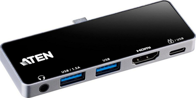 Док USB C ATEN UH3238, HDMI 4K, USB 3.2, црн