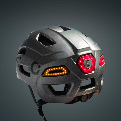 Kaskë biçiklete Cecotec BrainGuard Flash S-M, LED, Bluetooth, e zezë