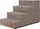 Shkallë për qen Hobbydog Savoy, 4 hapa, madhësia L 60 x 40 x 40 cm, cappuccino