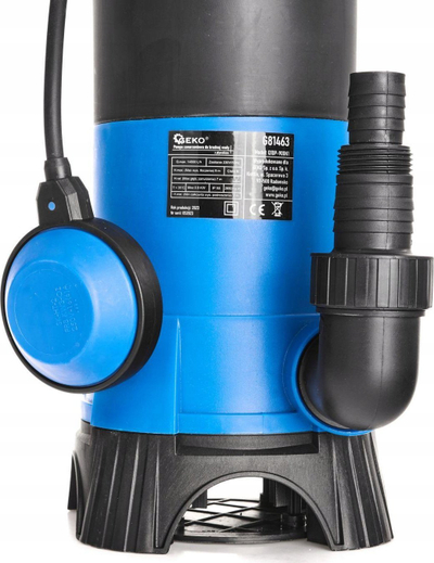 Pompë zhytëse për ujë të ndotur, 900W, me flotor automatik, plastike