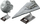 Set model plastike Revell Bandai 01207 Star Wars Death Star II dhe Star Destroyer, shkallë 1:2700000 dhe 1:14500, shumëngjyrësh
