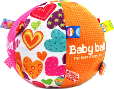 Top lodër ndijimore Woopie Baby Ball, 19 cm, me zile, shumëngjyrësh